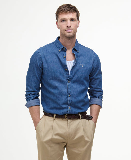 Chambray Crest Tailored Fit Shirt