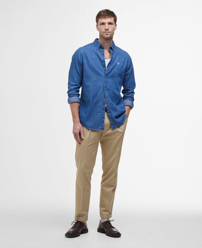 Chambray Crest Tailored Fit Shirt