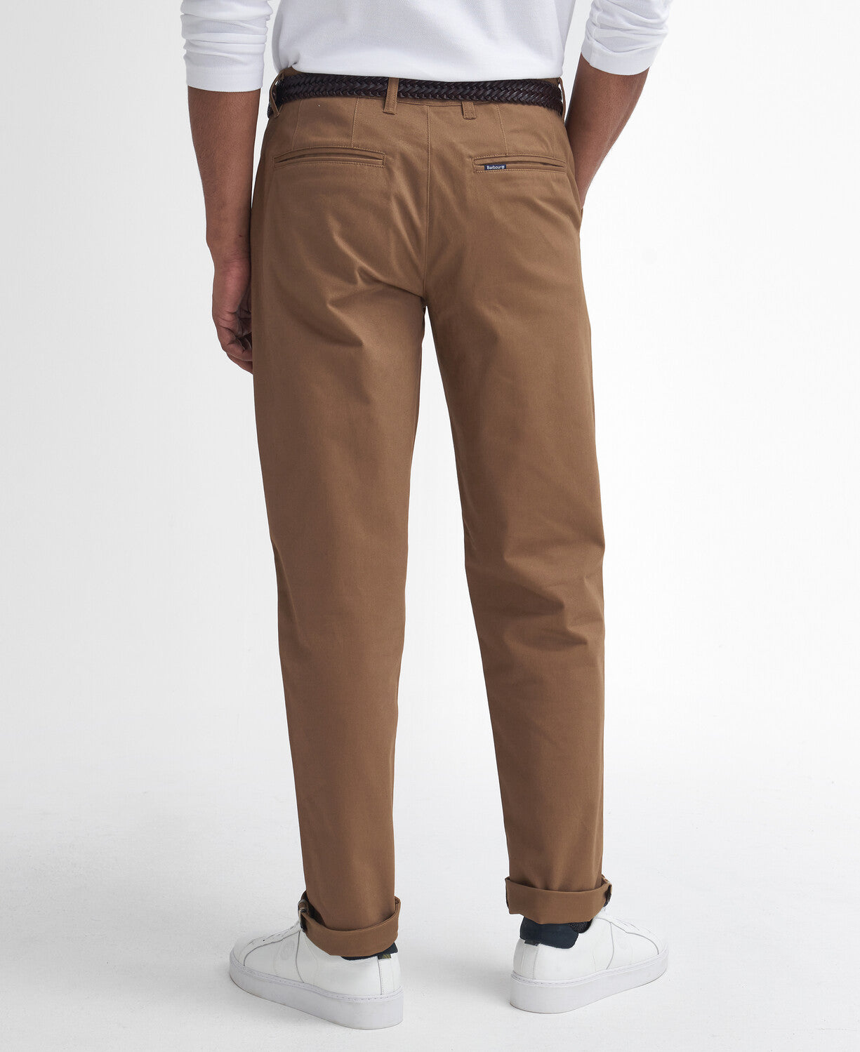 Suede Sateen Tailored Trousers