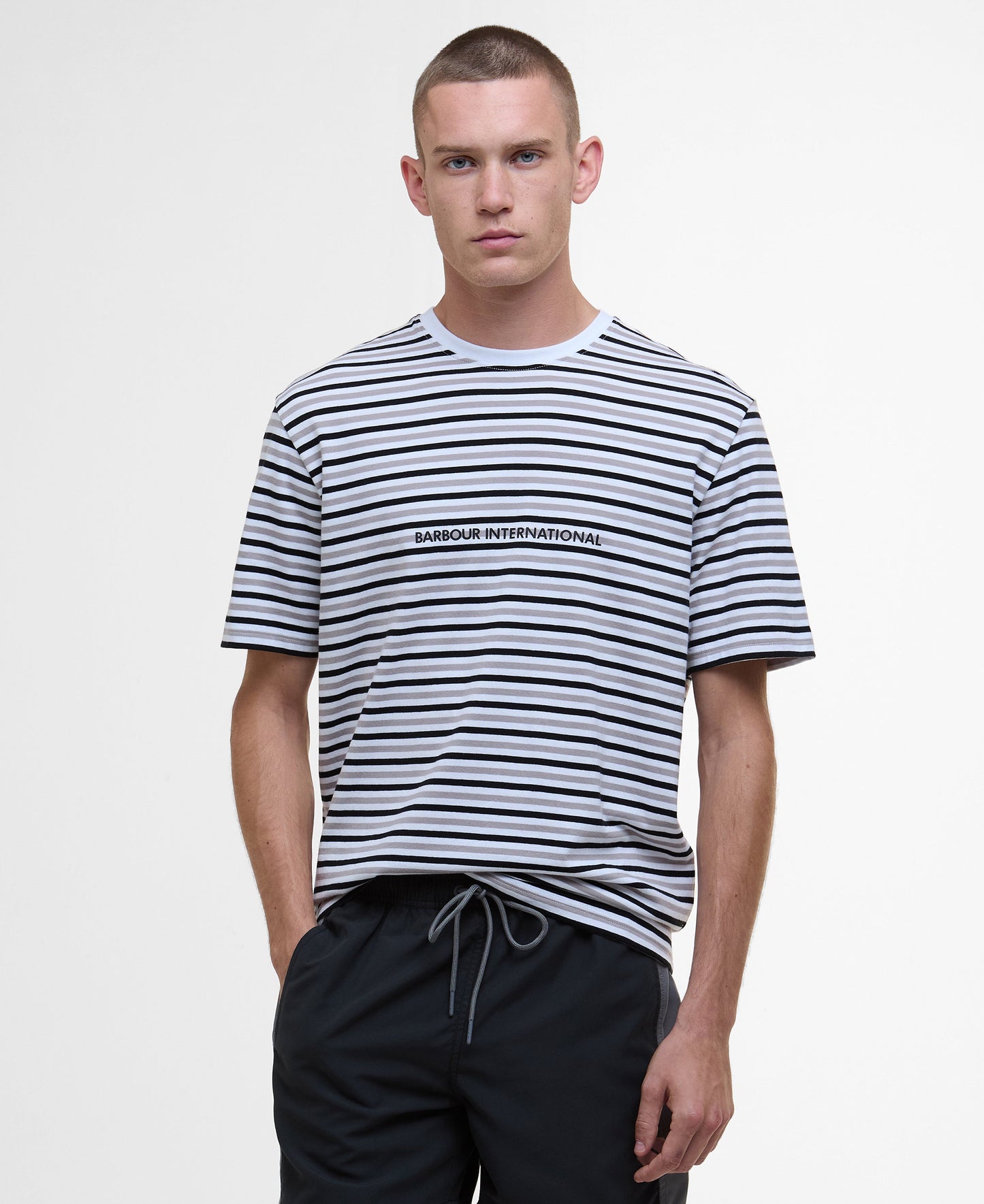 Micro Stripe Logo T-Shirt