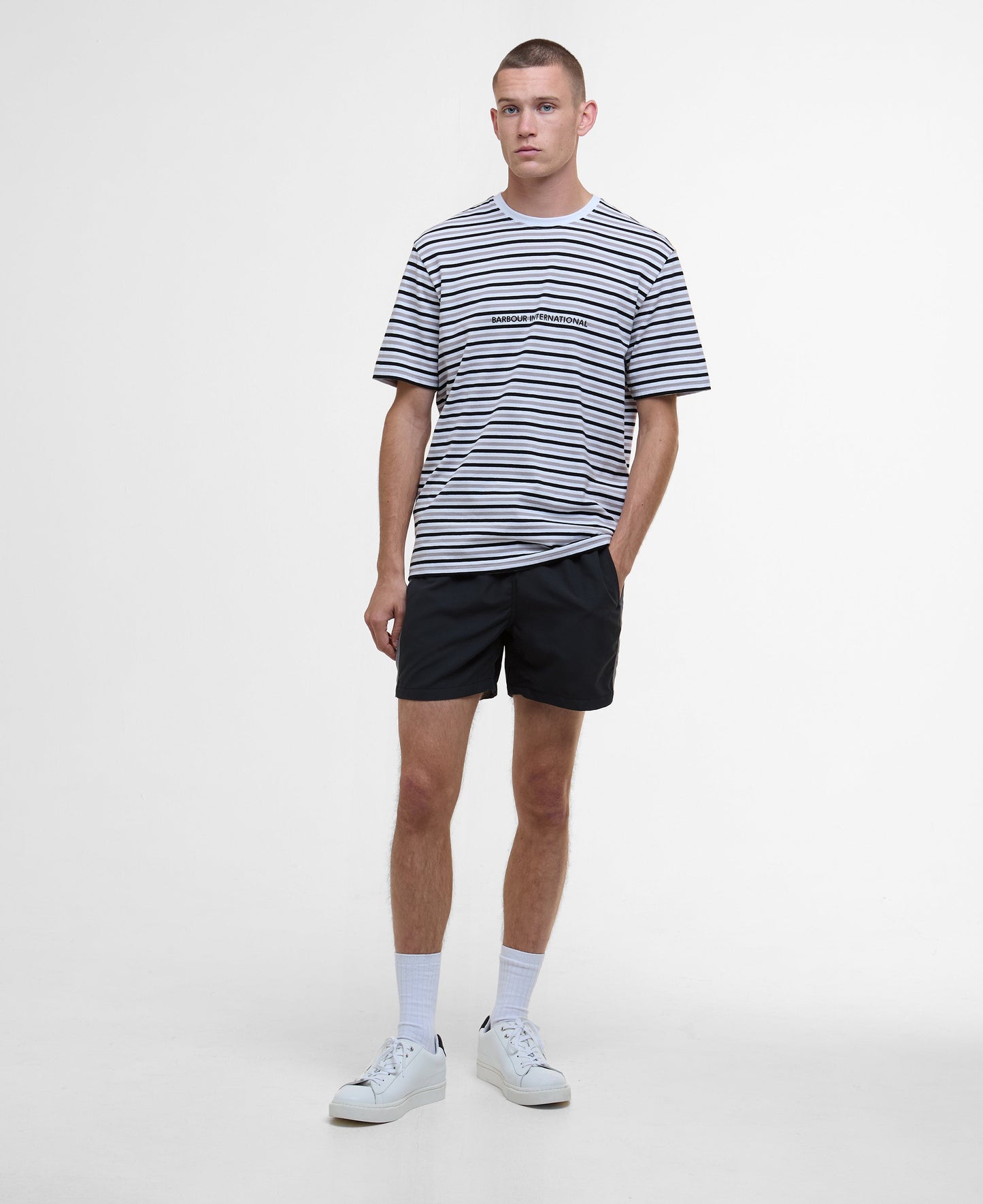 Micro Stripe Logo T-Shirt