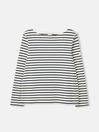 New Harbour Striped Boat Neck Breton Top