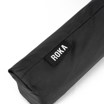 Waterloo Black Recycled Nylon Umbrella