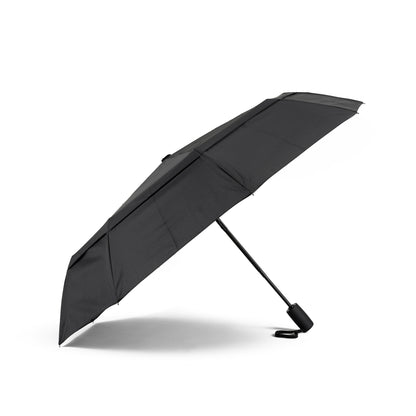 Waterloo Black Recycled Nylon Umbrella