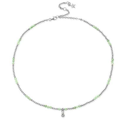 Glistening Flower Bud Aventurine Choker Necklace