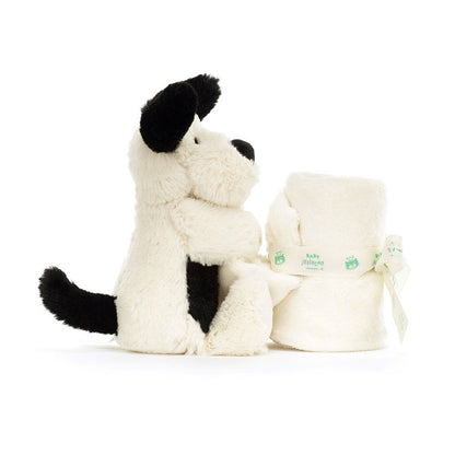 Bashful Black & Cream Puppy Soother