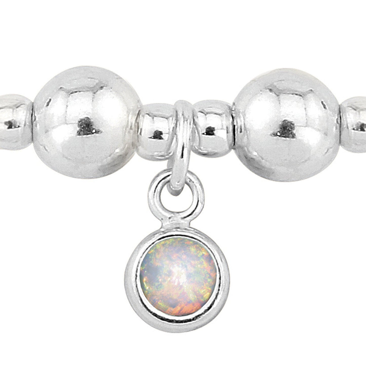 Birthstone Bracelet (October/Opal CZ)