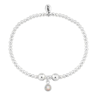 Birthstone Bracelet (October/Opal CZ)