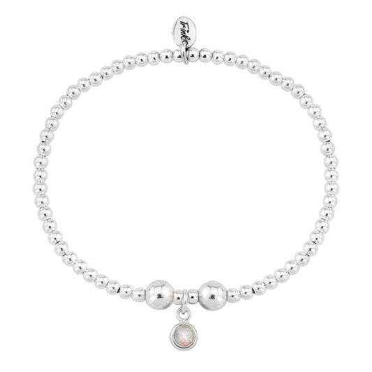 Birthstone Bracelet (October/Opal CZ)