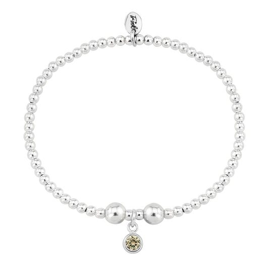 Trink Birthstone Bracelet (November/Citrine CZ)