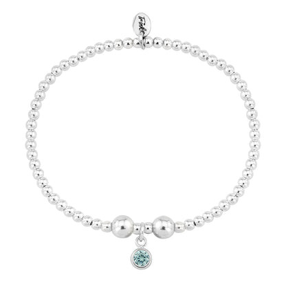 Birthstone Bracelet (March/Aqua-Marine)