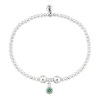 Birthstone Bracelet (May/Emerald CZ)