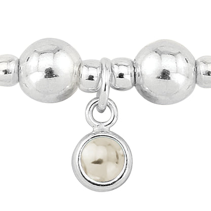 Birthstone Bracelet (June/Pearl)