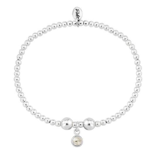 Birthstone Bracelet (June/Pearl)