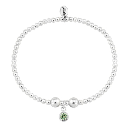 Birthstone Bracelet (August/Peridot CZ)