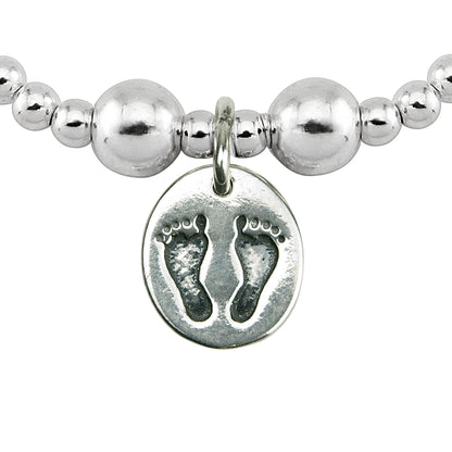 Bracelet Baby Footprint