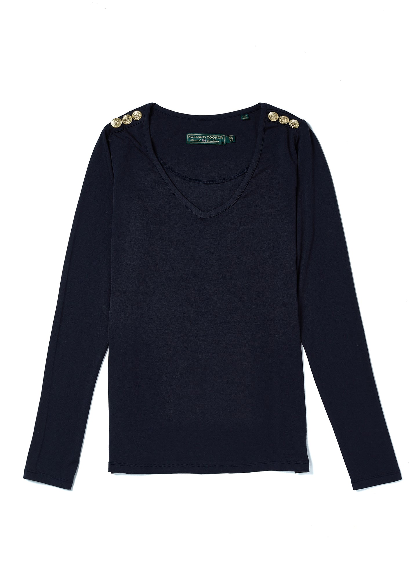 Long Sleeve V-Neck Tee