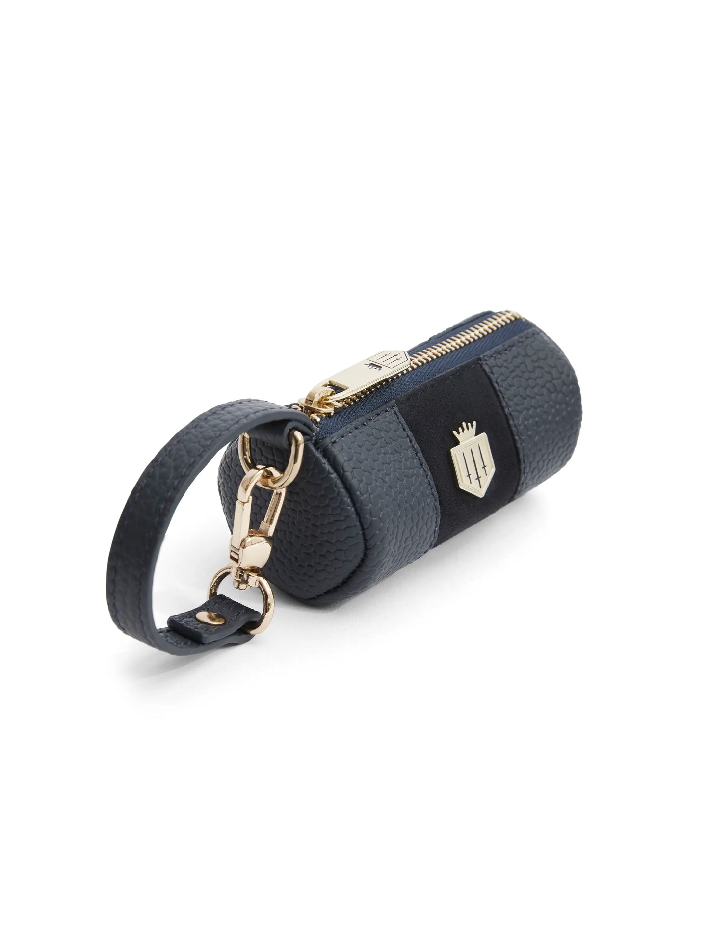 Dog Bags Holder Navy Scotgrain