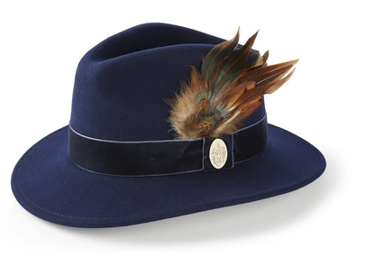 Chelsworth Fedora Bronze Luxe Feather