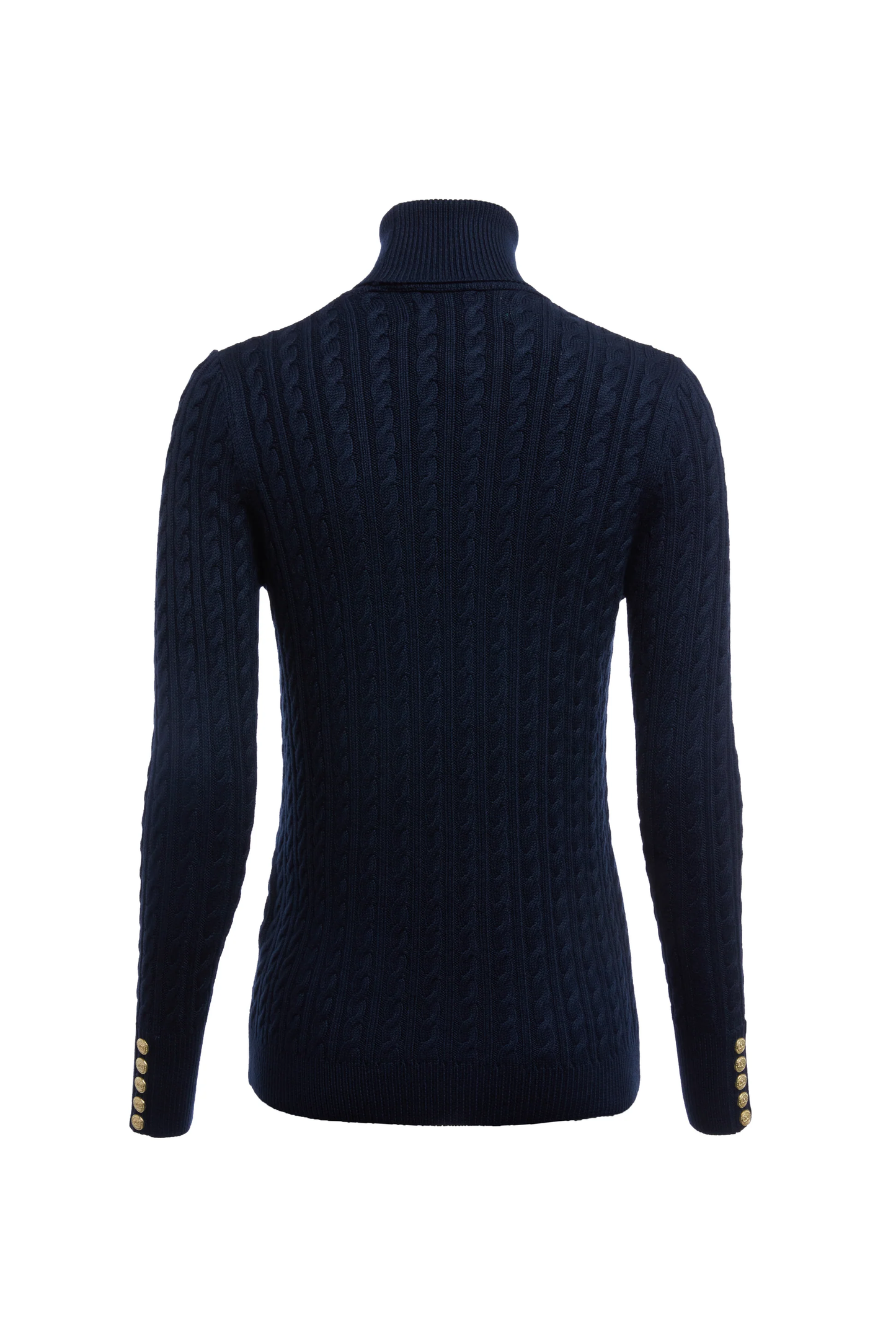 Seattle Roll Neck Cable Knit