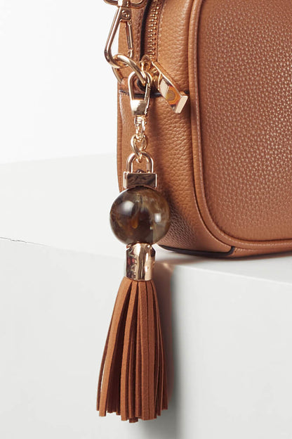 Betty Camel Camera Crossbody