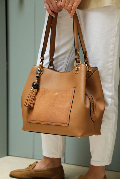 Sienna Camel Hobo Tote