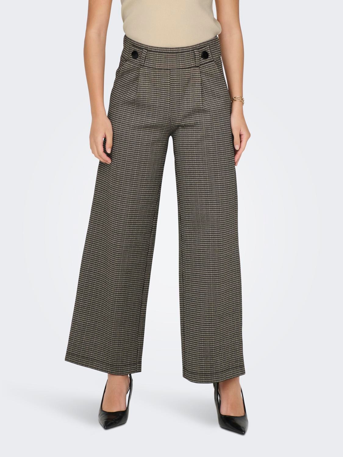 JDYGEGGO Mid waist Wide Leg Fit Trousers