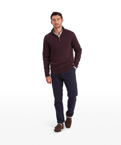 Calton Cotton Cashmere 1/4 Zip Jumper