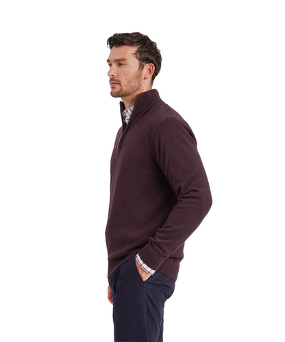 Calton Cotton Cashmere 1/4 Zip Jumper