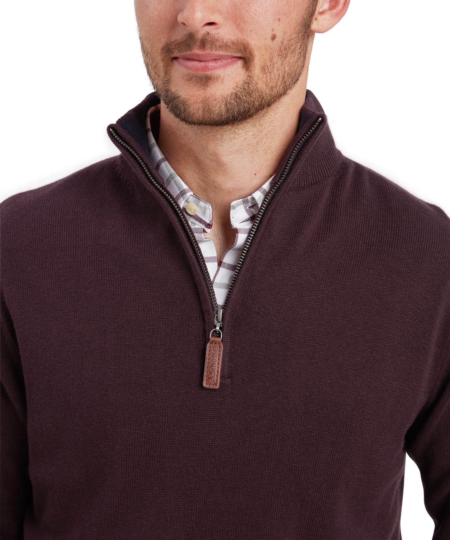 Calton Cotton Cashmere 1/4 Zip Jumper