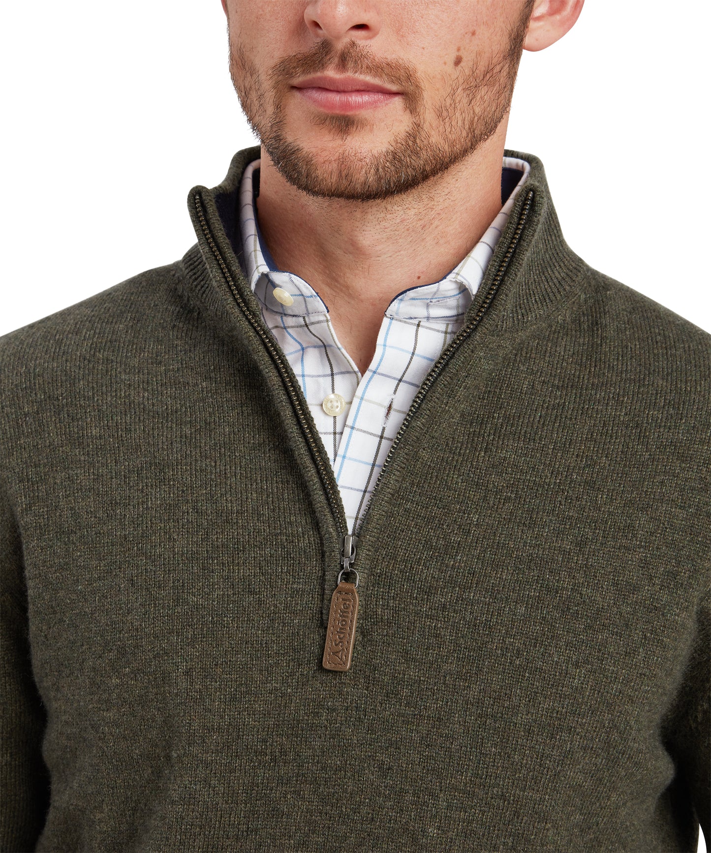 Calton Cotton Cashmere 1/4 Zip Jumper