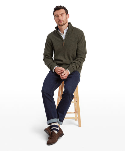 Calton Cotton Cashmere 1/4 Zip Jumper