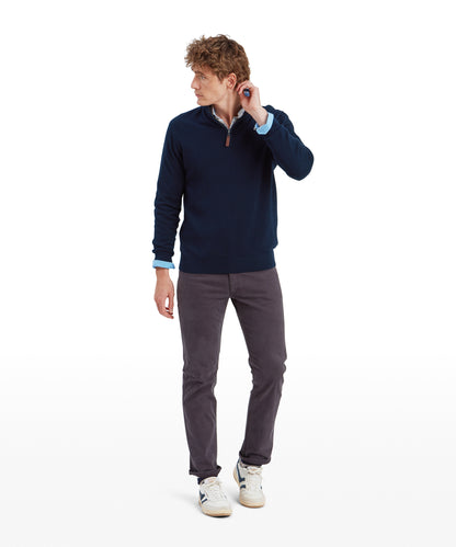 Calton Cotton Cashmere 1/4 Zip Jumper