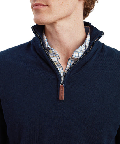 Calton Cotton Cashmere 1/4 Zip Jumper