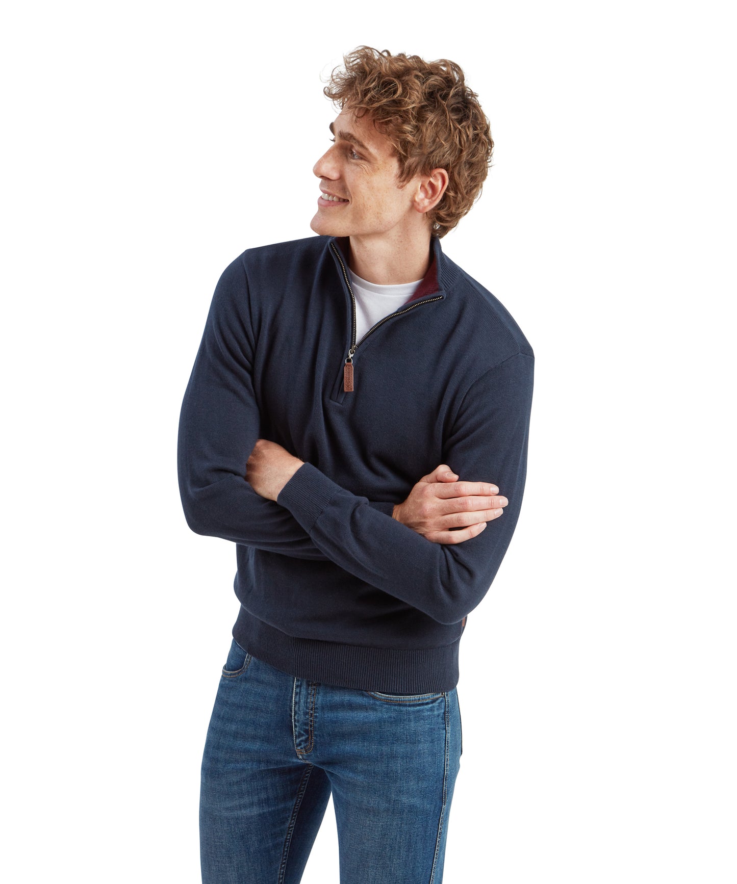 Calton Cotton Cashmere 1/4 Zip Jumper