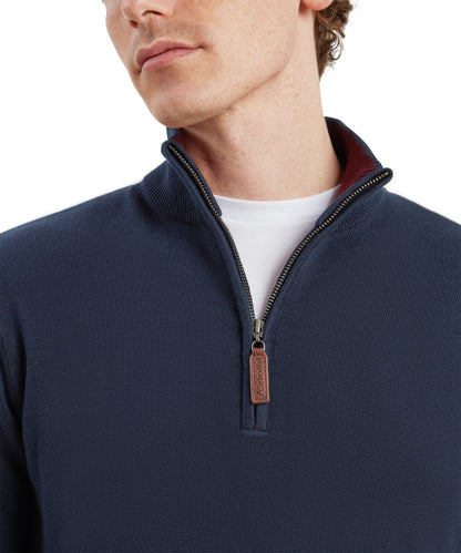 Calton Cotton Cashmere 1/4 Zip Jumper