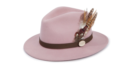 Suffolk Fedora Bronze Side Feather