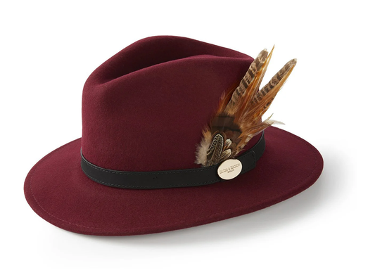 Suffolk Fedora Bronze Side Feather