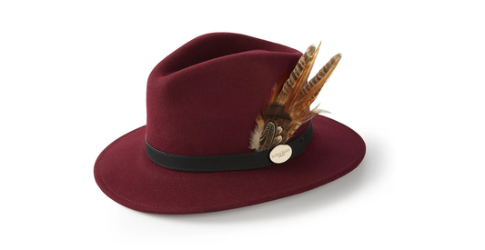 Suffolk Fedora Bronze Side Feather