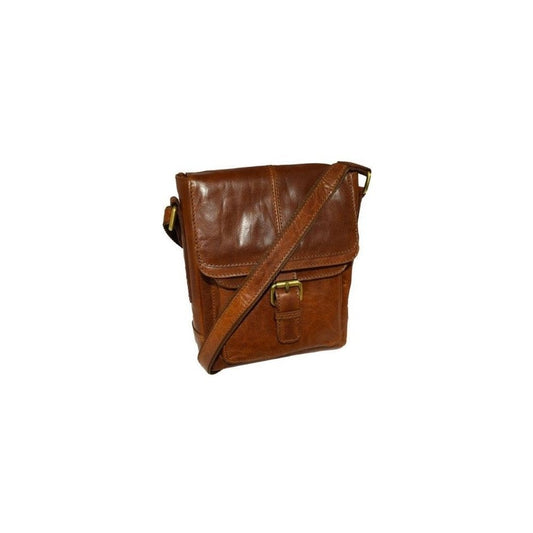 Small Leather Cross Body Bag - Honey