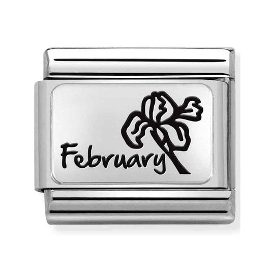 CLASSIC Composable Plates February Flower Charm