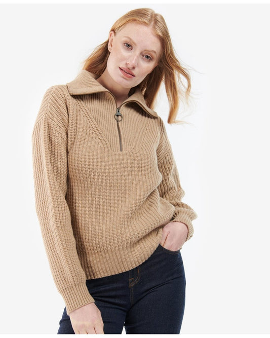 Stavia Half Zip Knit Jumper