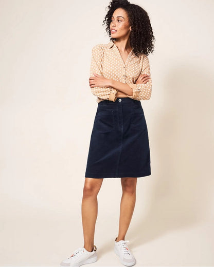 Melody Organic Cord Skirt