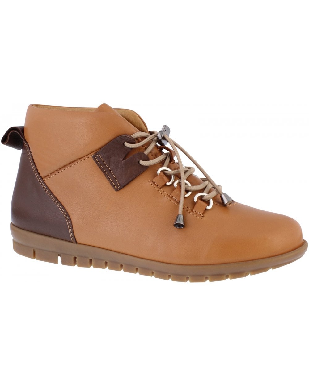 Bridget Ankle Boot - Tan/Chocolate