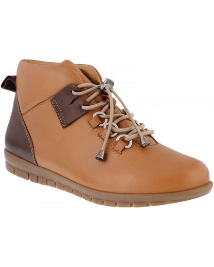 Bridget Ankle Boot - Tan/Chocolate