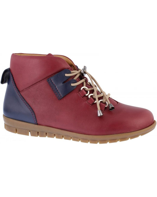 Bridget Ankle Boots - Berry