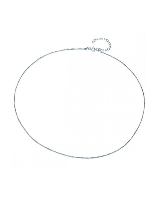 Sterling Silver Siga Chain - 16-18" Length