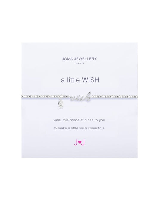 A Little Wish - Bracelet - Silver And Silver Word Wish