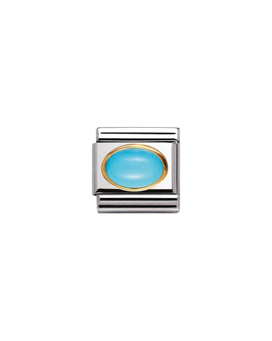 Composable Classic Natural Stones Oval Turquoise