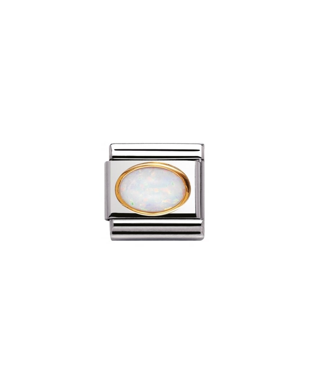 Composable Classic Link Oval Hard Stones White Opal (030502/07)